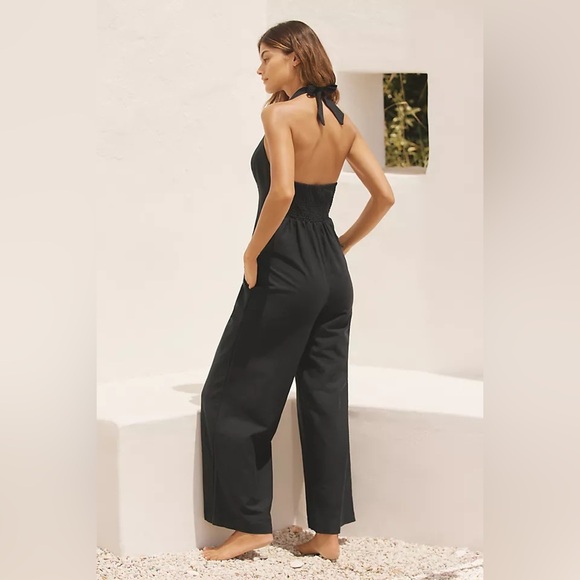 L*SPACE Alena Halter Wide Leg Linen Jumpsuit - Picture 5 of 5